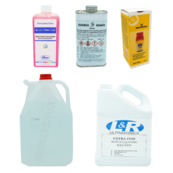 Cleaning Solutions & Distilled Water
